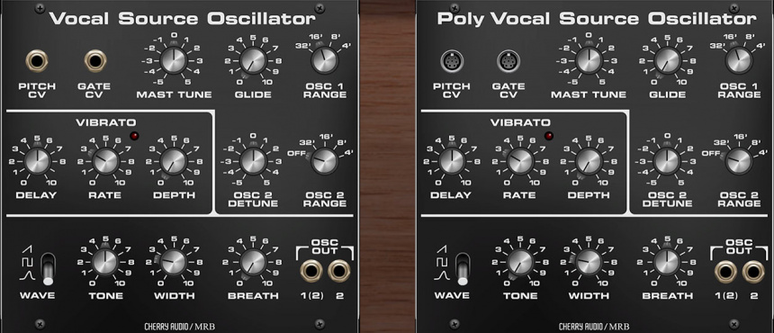 Rackmode Vocal Source Oscillator + Rackmode Poly V